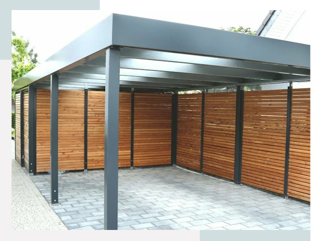 Навесы для парковки в Угличе