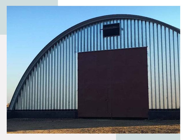 Бескаркасные ангары в Угличе