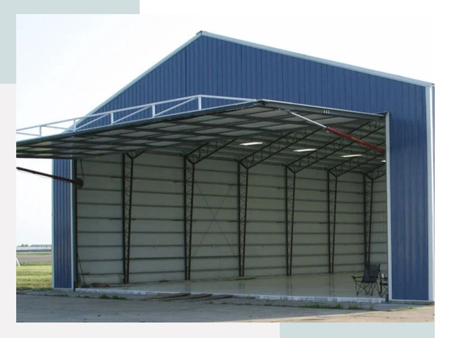 Прямо стенные ангары в Угличе