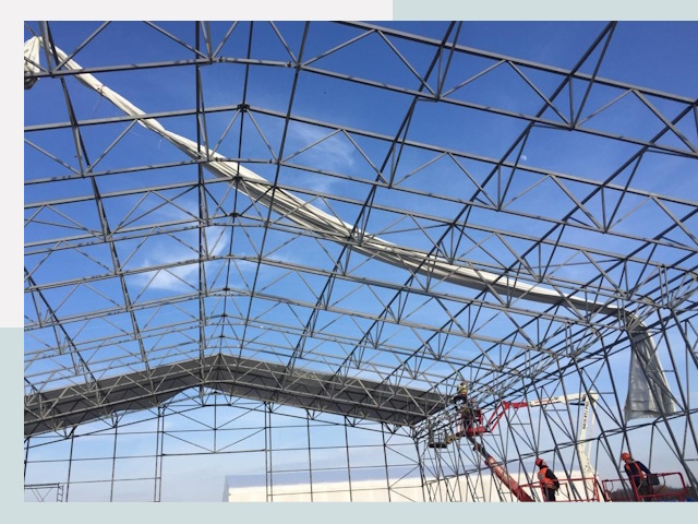 Шатровые ангары от 625 руб. в Угличе и Ярославской области