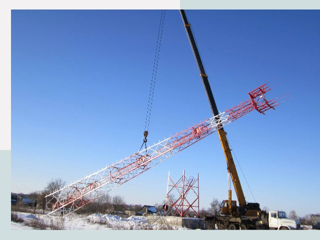 Строительство башен связи в Угличе от 625 руб.