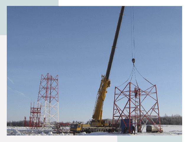 Монтаж вышек связи в Угличе