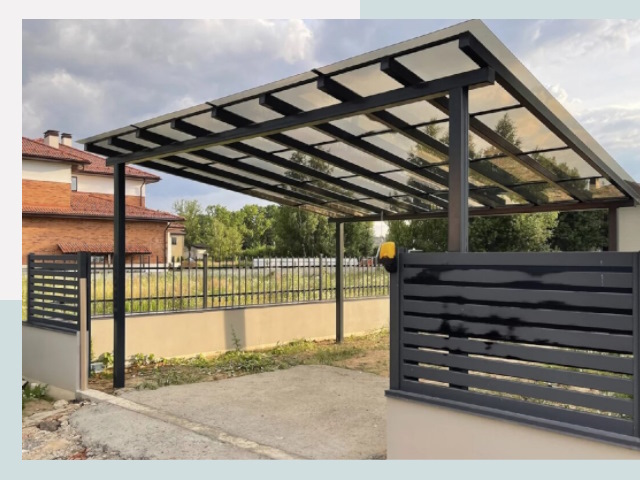 Металлические навесы в Углич от 625 руб. за м²