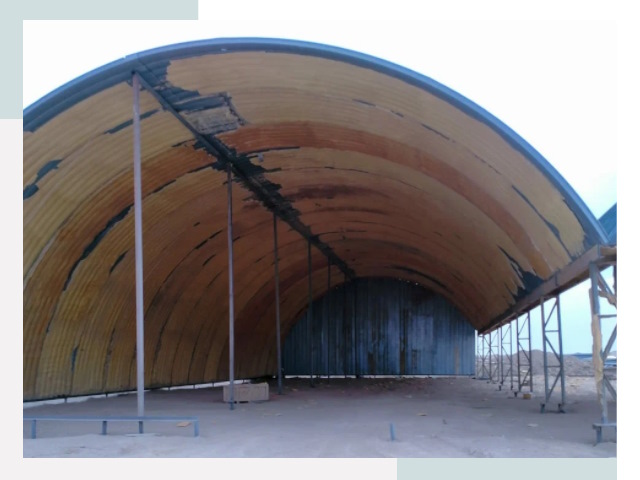 Реконструкция ангаров в Угличе