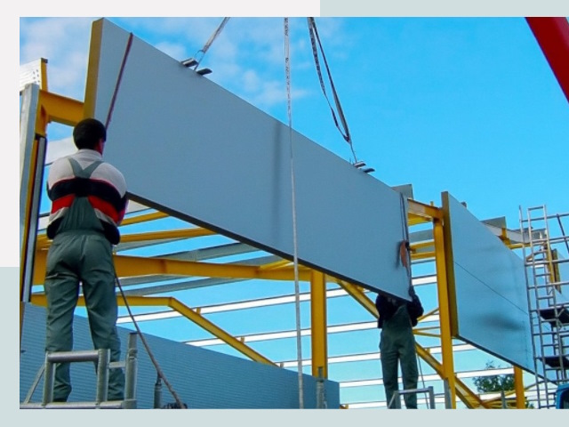 Монтаж сэндвич-панелей в Угличе от 625 руб.