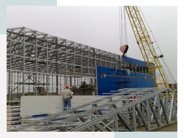 Монтаж ангаров в Угличе